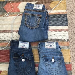 SOLD true religion jean bundle!!